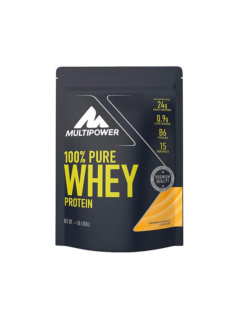 MULTIPOWER |  Proteinpulver 100% Pure Whey Protein 450g Banana Mango | keine Farbe