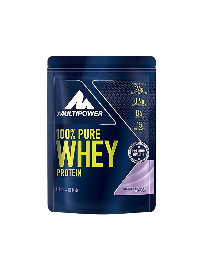 MULTIPOWER |  Proteinpulver 100% Pure Whey Protein 450g Blueberry Yogurt | keine Farbe