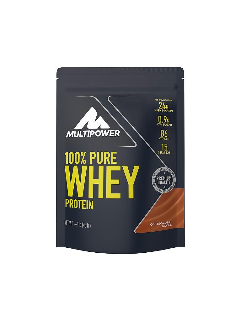 MULTIPOWER |  Proteinpulver 100% Pure Whey Protein 450g Coffee Caramel | keine Farbe