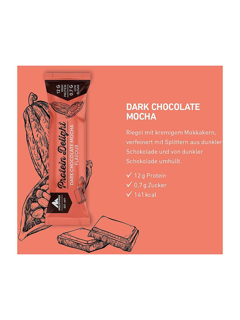 MULTIPOWER | Energieriegel Protein Delight Dark Chocolate Mocha Flavour 35g | keine Farbe
