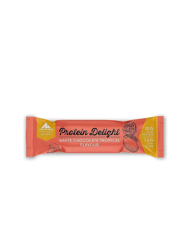 MULTIPOWER | Energieriegel Protein Delight White Chocolate Tropical Flavour 35g | keine Farbe