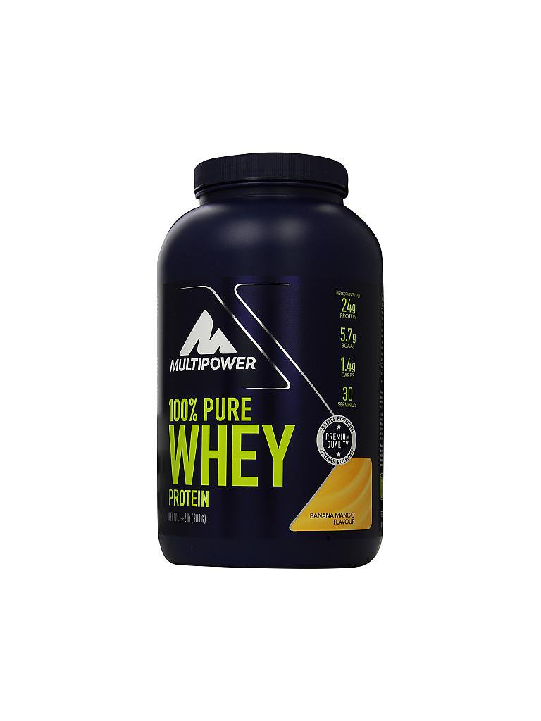 MULTIPOWER | Proteinpulver 100% Pure Whey Protein 900g Banana Mango | 