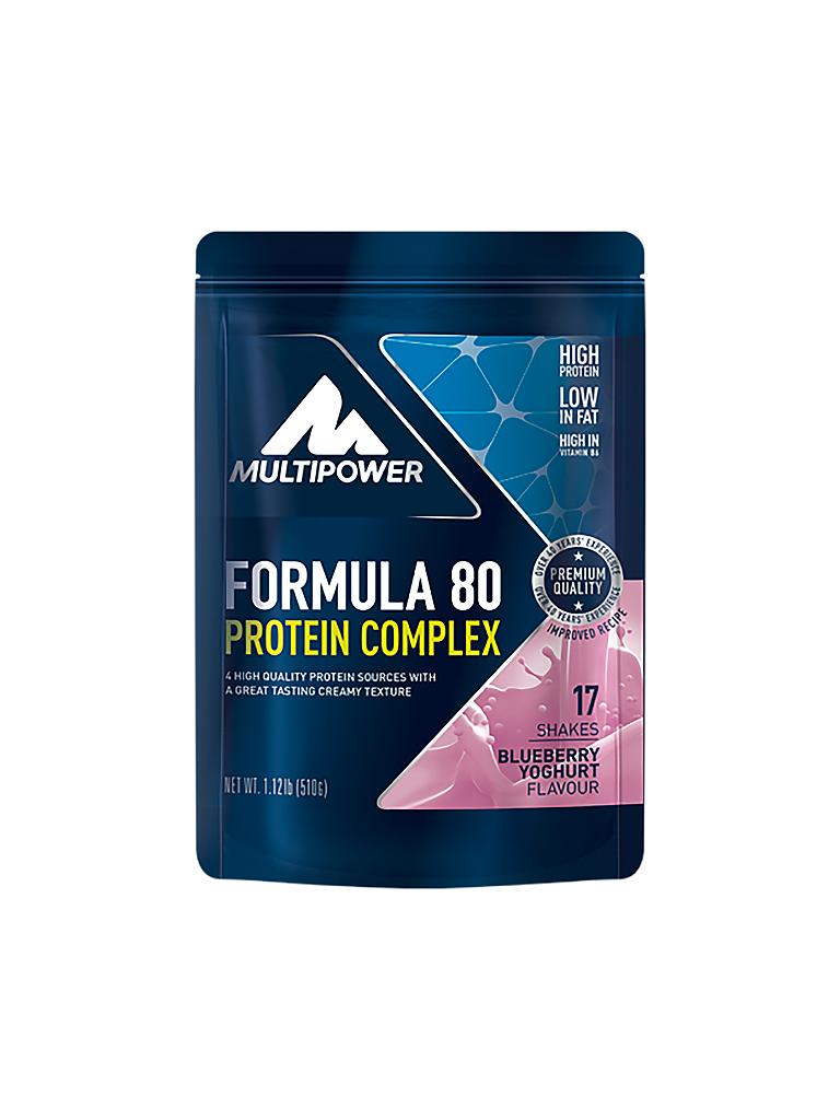 MULTIPOWER | Proteinpulver Formula 80 Protein Complex Heidelbeer/Joghurt | keine Farbe