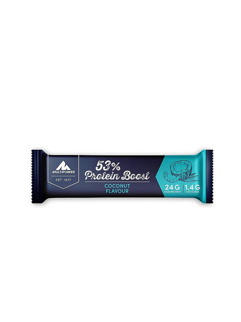 MULTIPOWER | Proteinriegel 53% Protein Boost Coconut Flavour 45g | keine Farbe