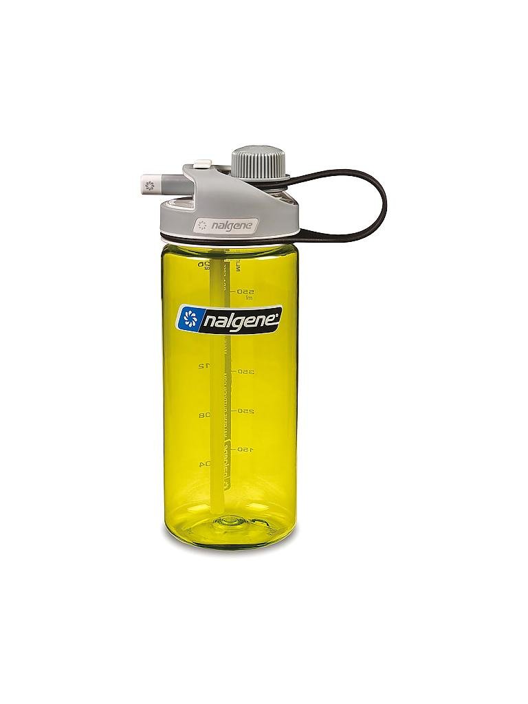 Nalgene Trinkflasche MultiDrink 0,65 L – Mit Trinkhalm & 2 Verschlussarten, BPA-frei, Spülmaschinengeeignet
