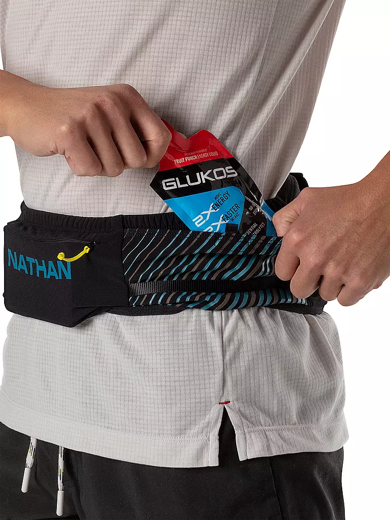 NATHAN | Gürteltasche Pinnacle Series Waistpack with Flask 0,5l | schwarz