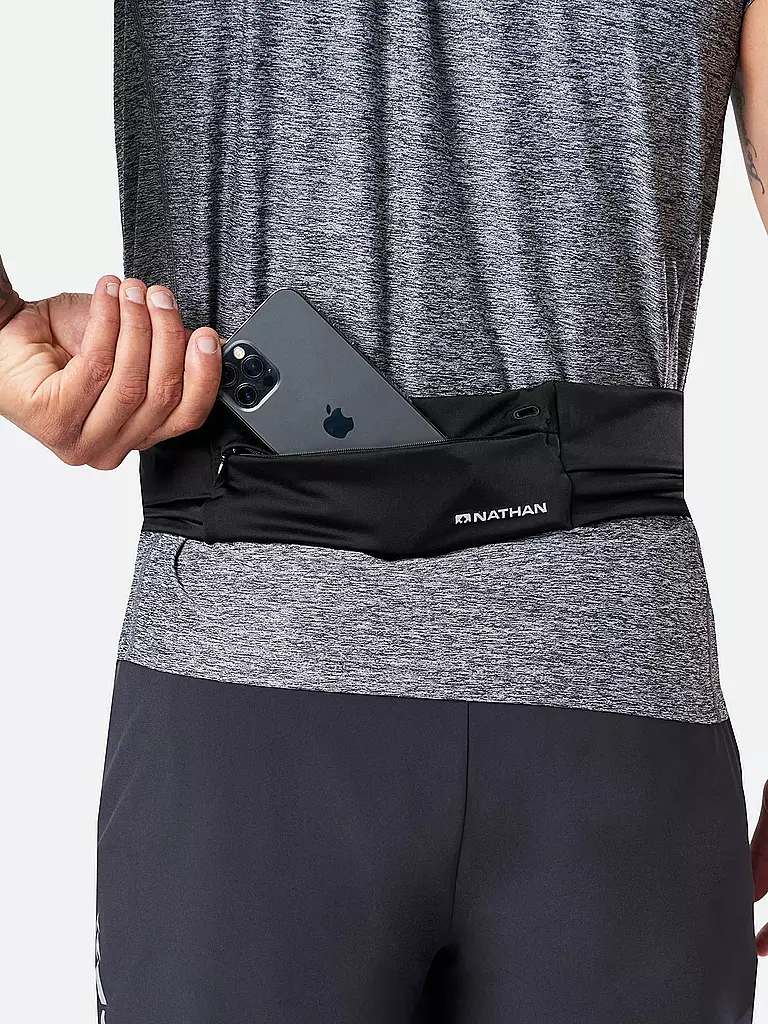 NATHAN | Hüfttasche Adjustable Fit Zipster 2.0 | blau