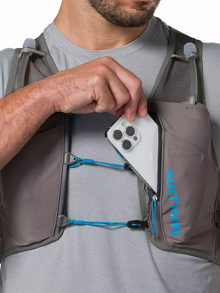 NATHAN | Trinkrucksack Pinnacle Breeze 4L | grau