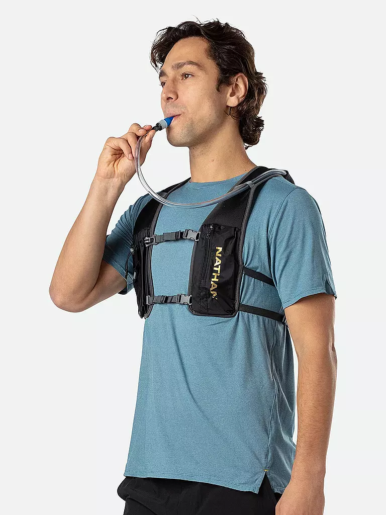 NATHAN | Trinkrucksack Quickstart 4L inkl. 1,5L Blase | grau