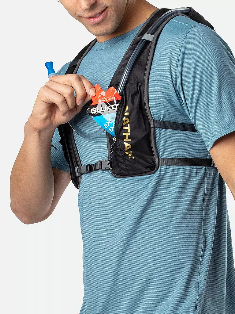NATHAN | Trinkrucksack Quickstart 4L inkl. 1,5L Blase | grau