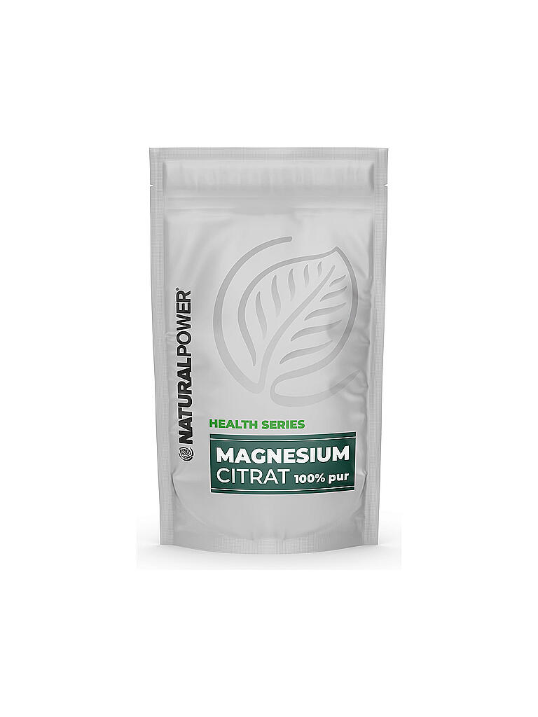 NATURAL POWER | Magnesium Citrat Pur Pulver 250g | keine Farbe