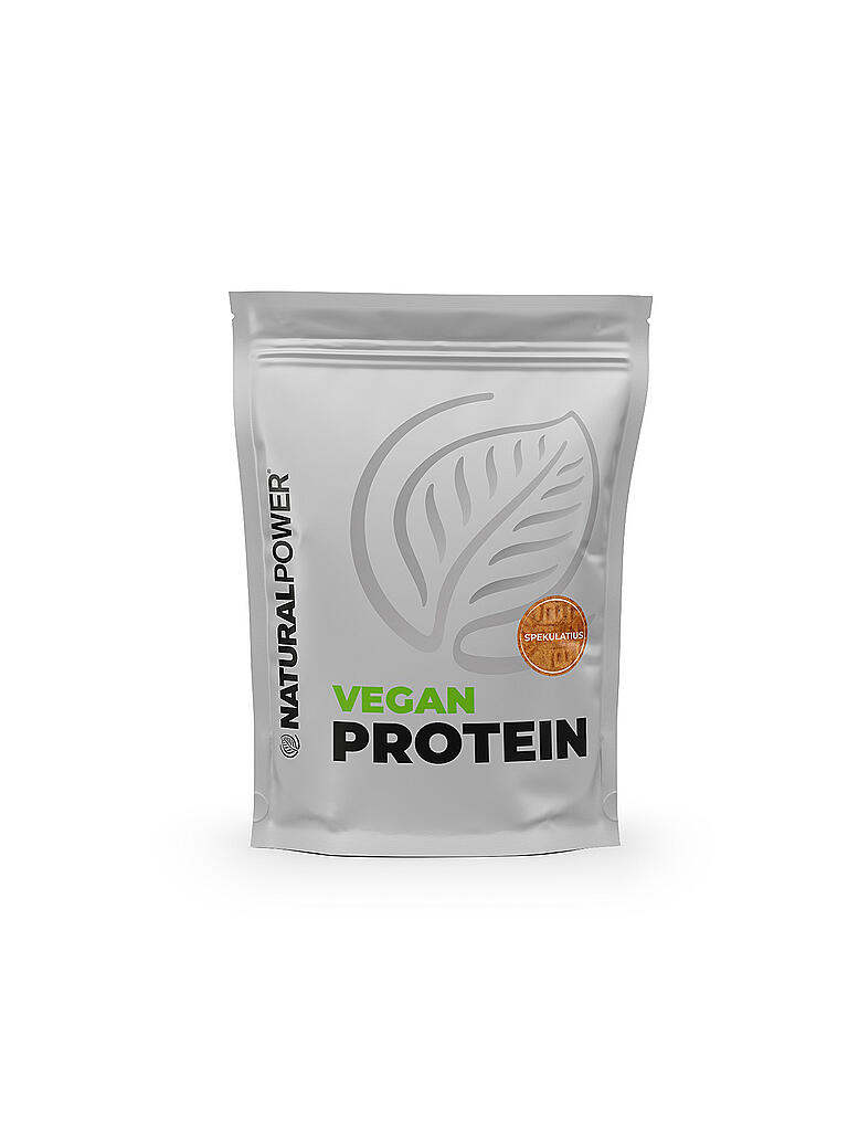 NATURAL POWER | Proteinpulver Vegan Protein Spekulatius 500g | keine Farbe