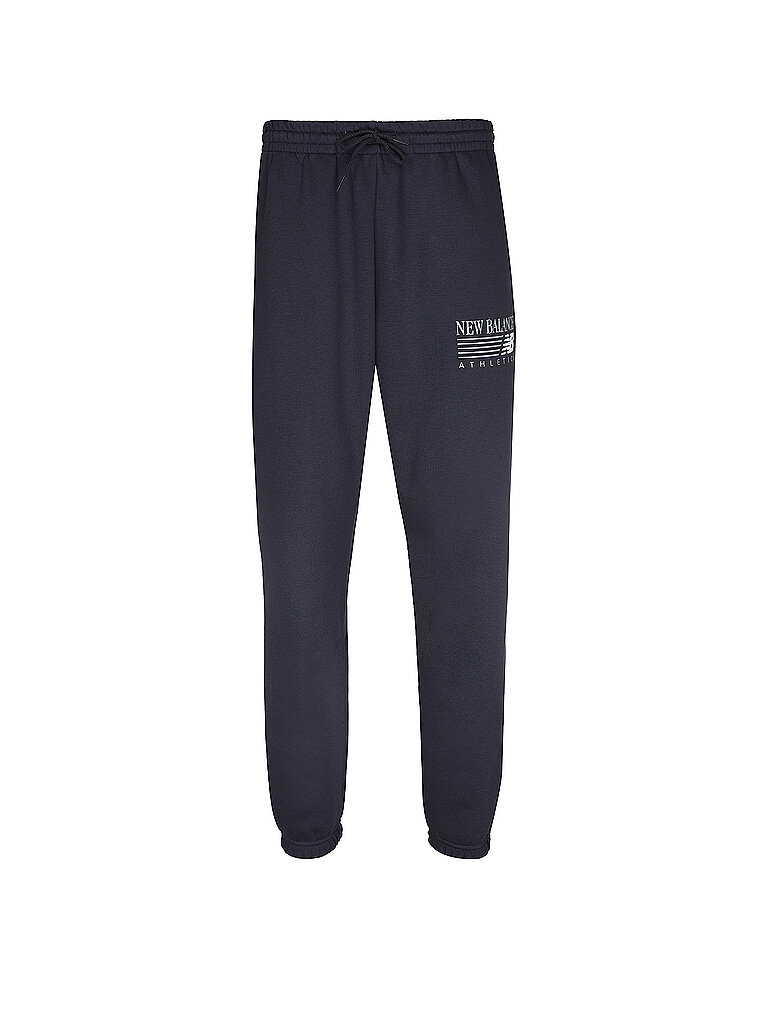 NEW BALANCE Herren Jogginghose Reimaginet Graphic Fleece dunkelblau | M — Bild 2
