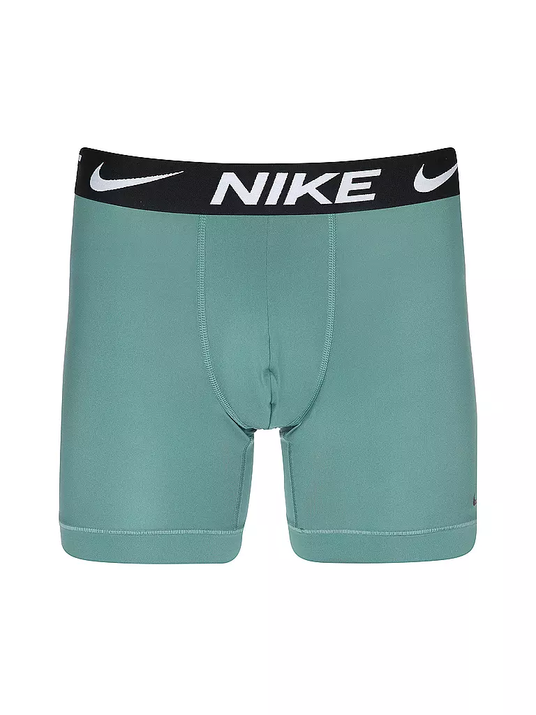 NIKE UNDERWEAR | Herren Boxershorts Trunk 3er Pkg Essent Mic Stre | petrol