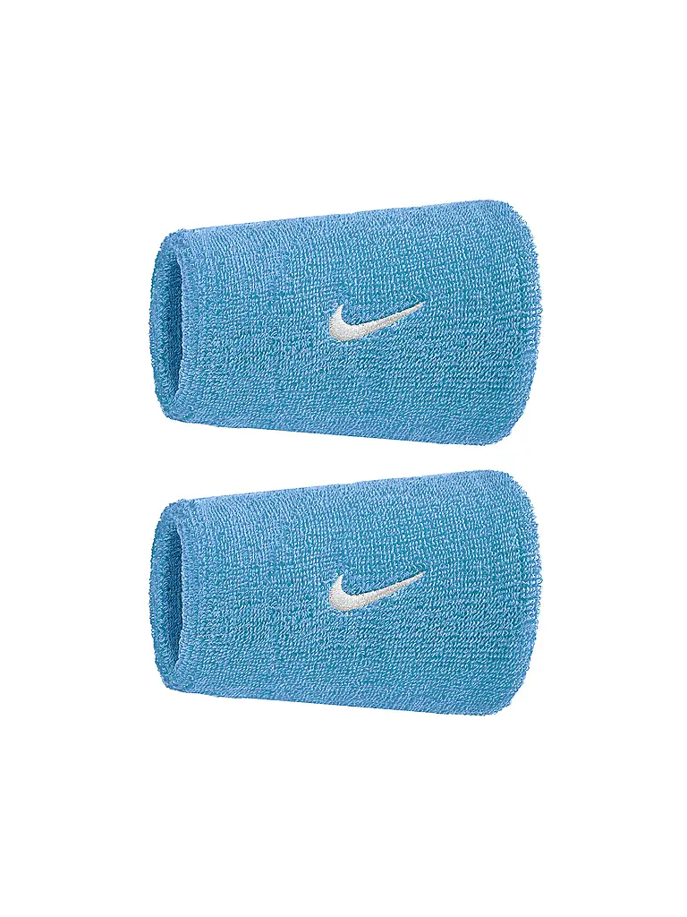 NIKE |  Tennis Schweißband Swoosh Doublewide  | blau