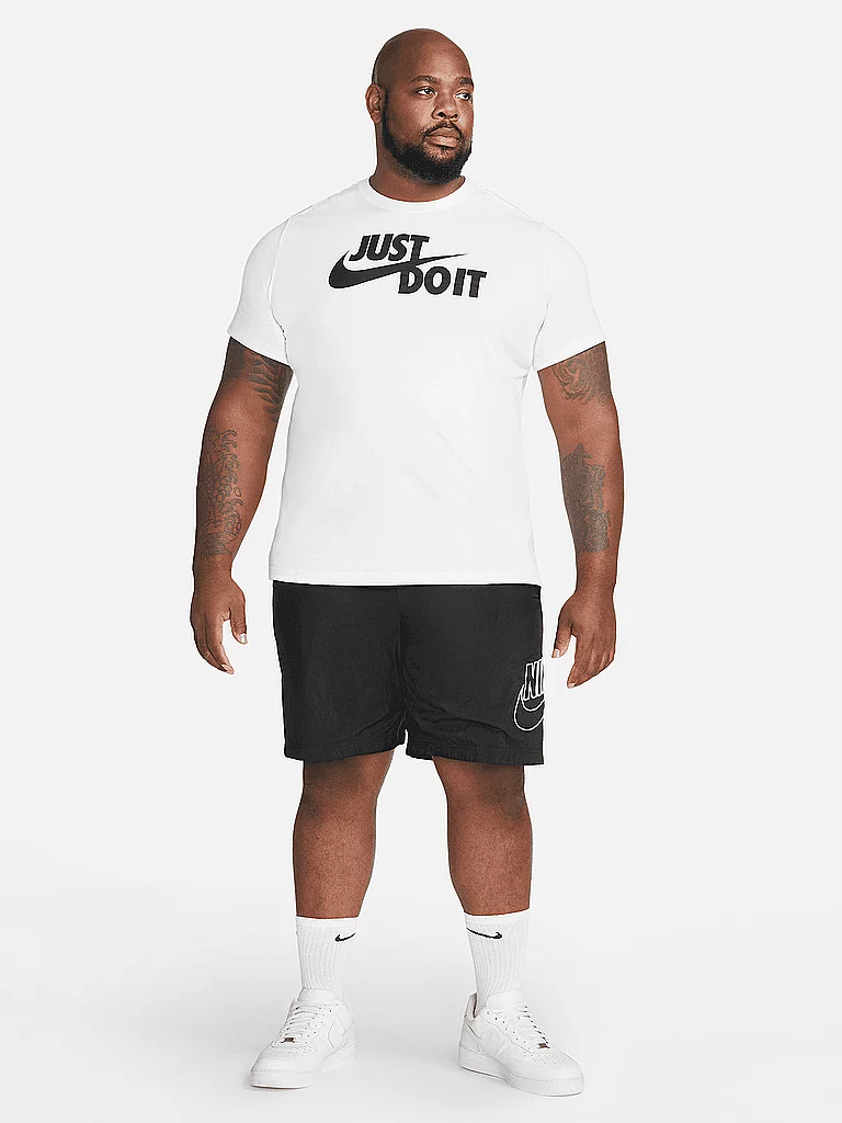 NIKE Herren T-Shirt Sportswear JDI weiss | L — Bild 3
