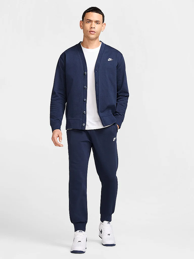 NIKE Herren Jogginghose Club Fleece dunkelblau | XXL — Bild 3
