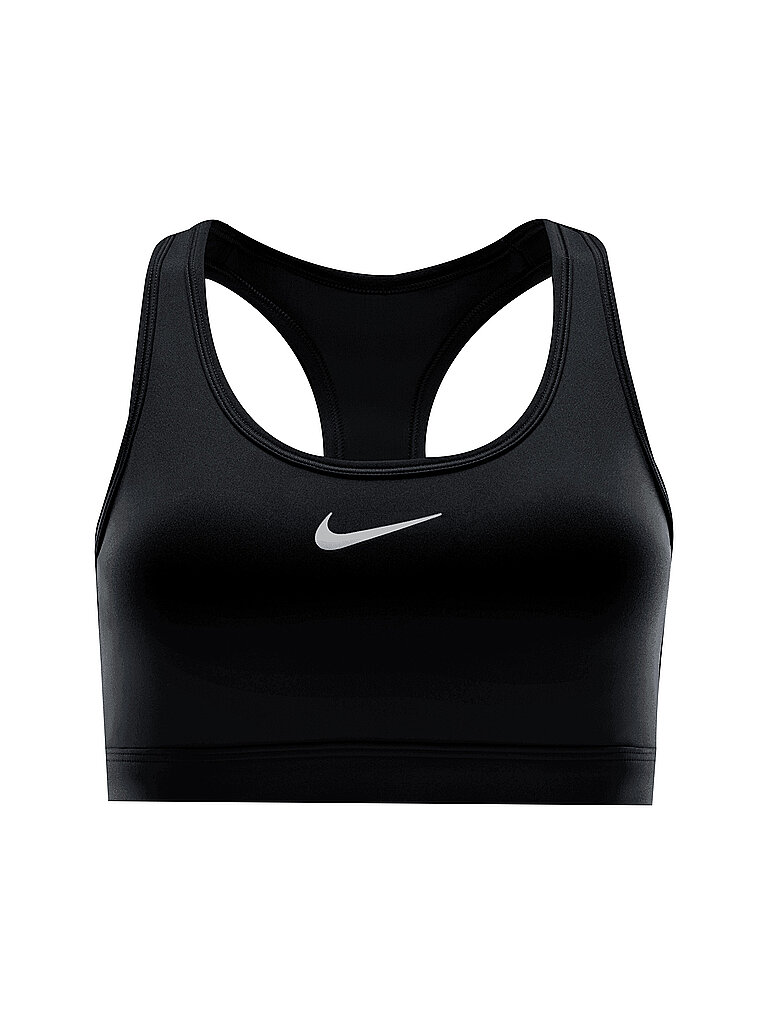 NIKE Damen Sport-BH Swoosh Medium Support schwarz | M — Bild 2