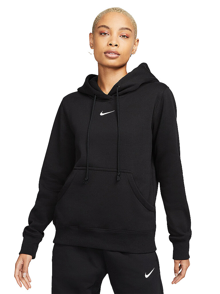 NIKE Damen Hoodie Sportswear Phoenix Fleece schwarz | L — Bild 2