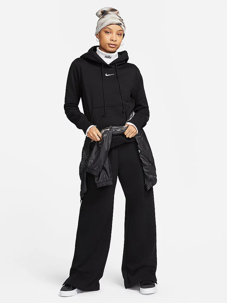 NIKE Damen Hoodie Sportswear Phoenix Fleece schwarz | L — Bild 3