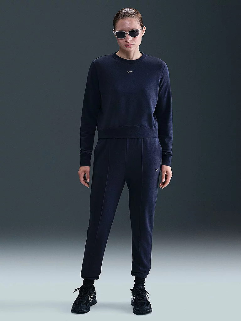 NIKE Damen Sweater Sportswear Chill Terry dunkelblau | L — Bild 3