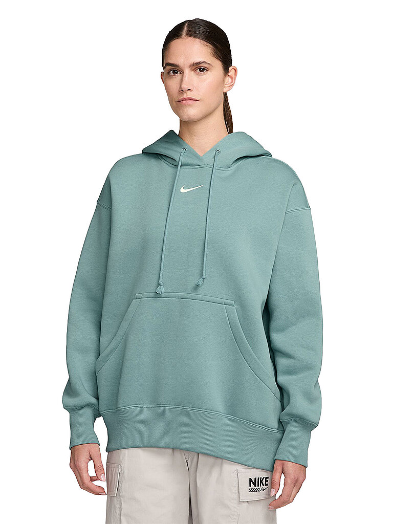 NIKE Damen Hoodie NSW Phnx FLC petrol | XL — Bild 2