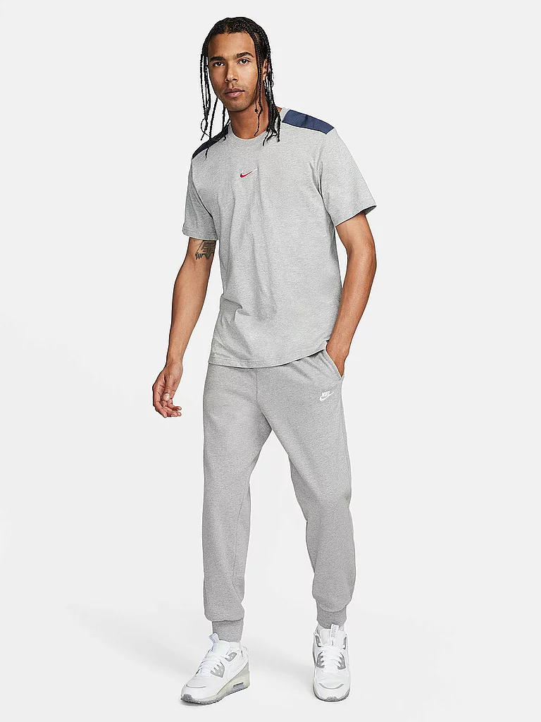 NIKE Herren Jogginghose Club Fleece grau | XXL — Bild 3