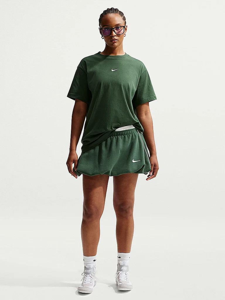 NIKE Damen T-Shirt NSW Classic dunkelgrün | L — Bild 3