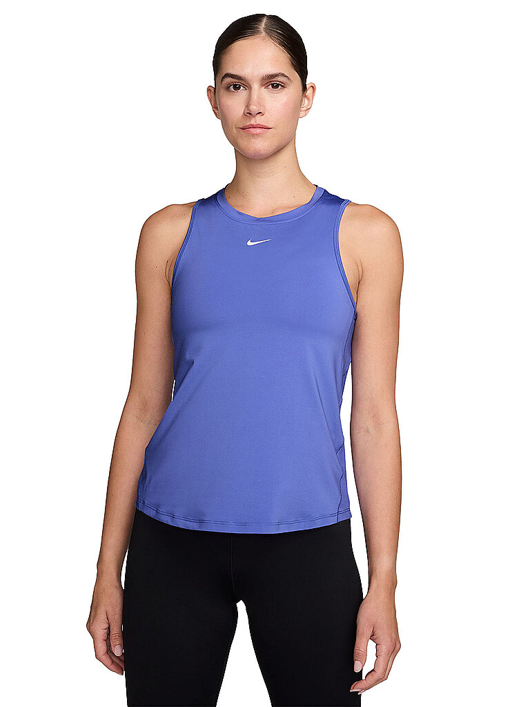 NIKE Damen Fitnesstank One Classic Dri-FIT blau | XL — Bild 2
