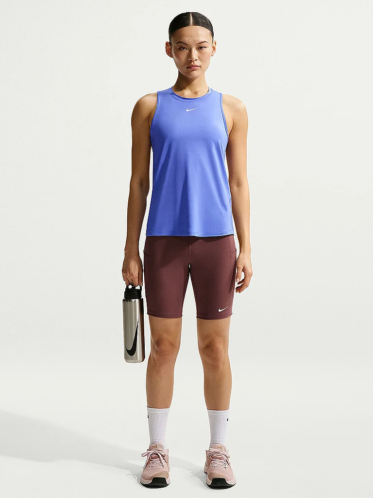 NIKE Damen Fitnesstank One Classic Dri-FIT blau | XL — Bild 3