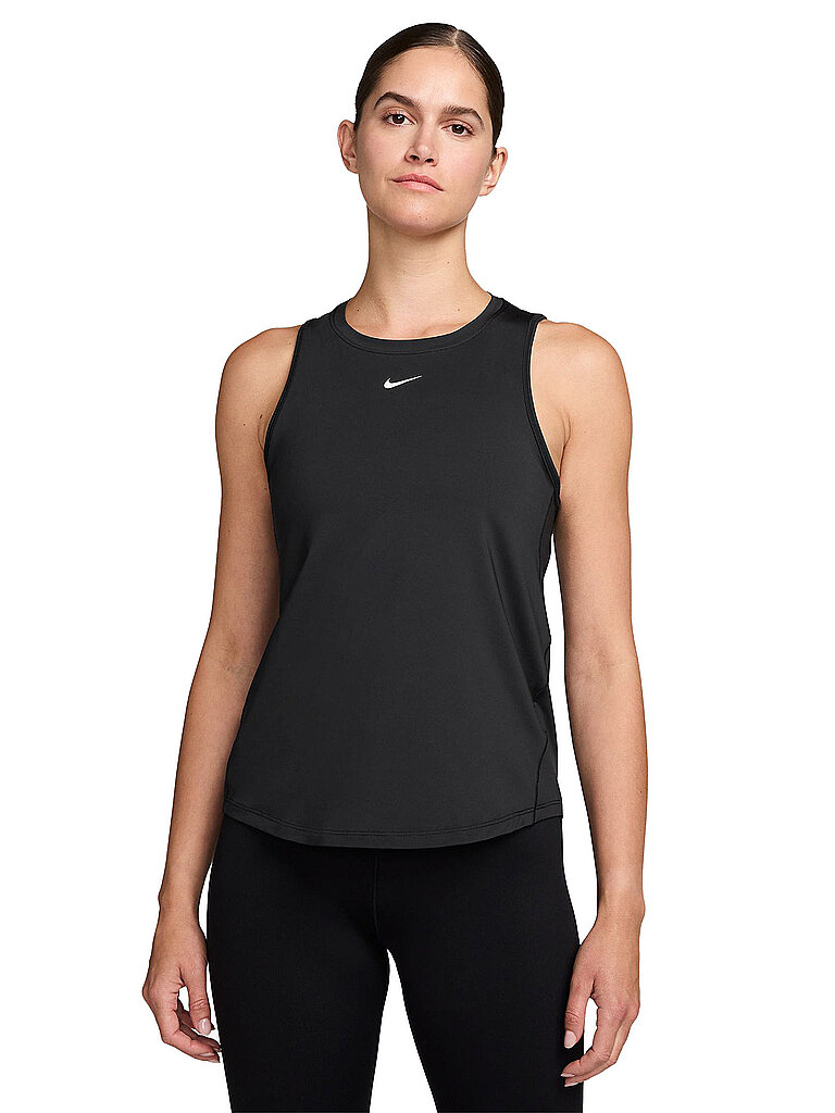 NIKE Damen Fitnesstank One Classic Dri-FIT schwarz | XL — Bild 2