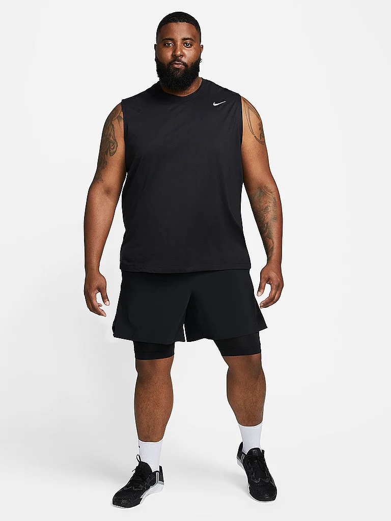 NIKE Herren Fitnessshorts 2in1 Unlimited schwarz | M — Bild 3