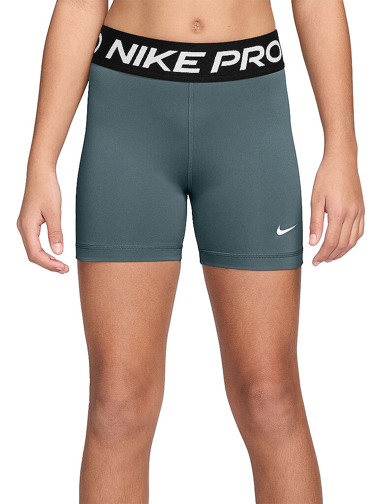 NIKE Mädchen Fitnessshorts Pro dunkelblau | 116-128 — Bild 2