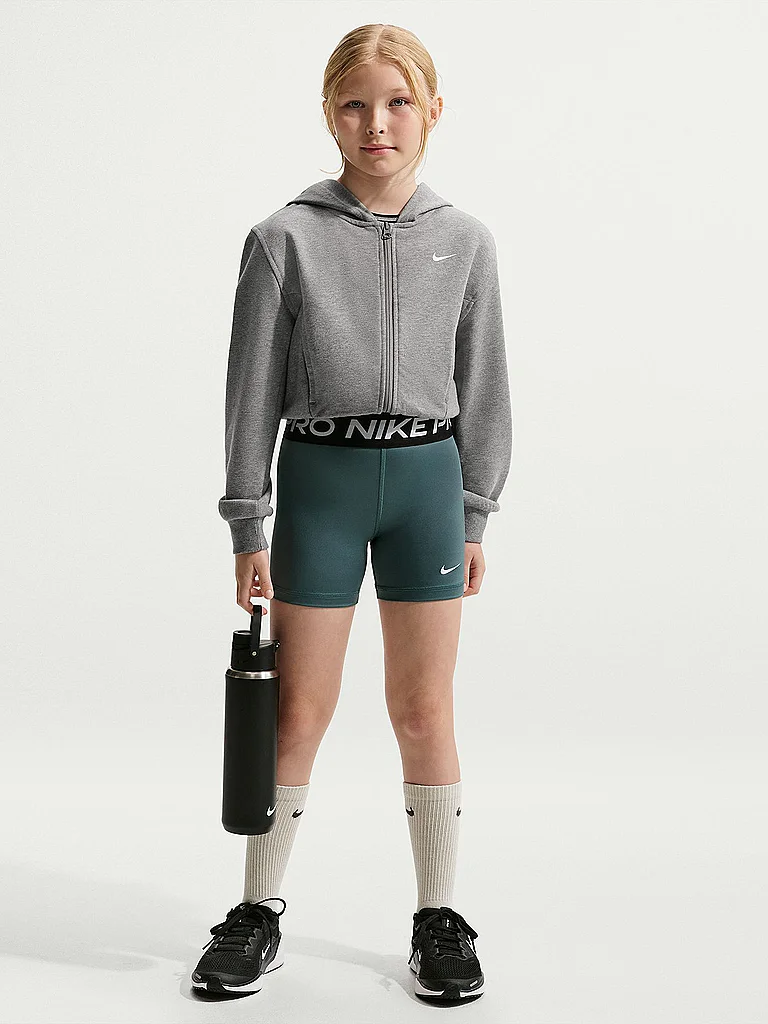 NIKE Mädchen Fitnessshorts Pro dunkelblau | 116-128 — Bild 3