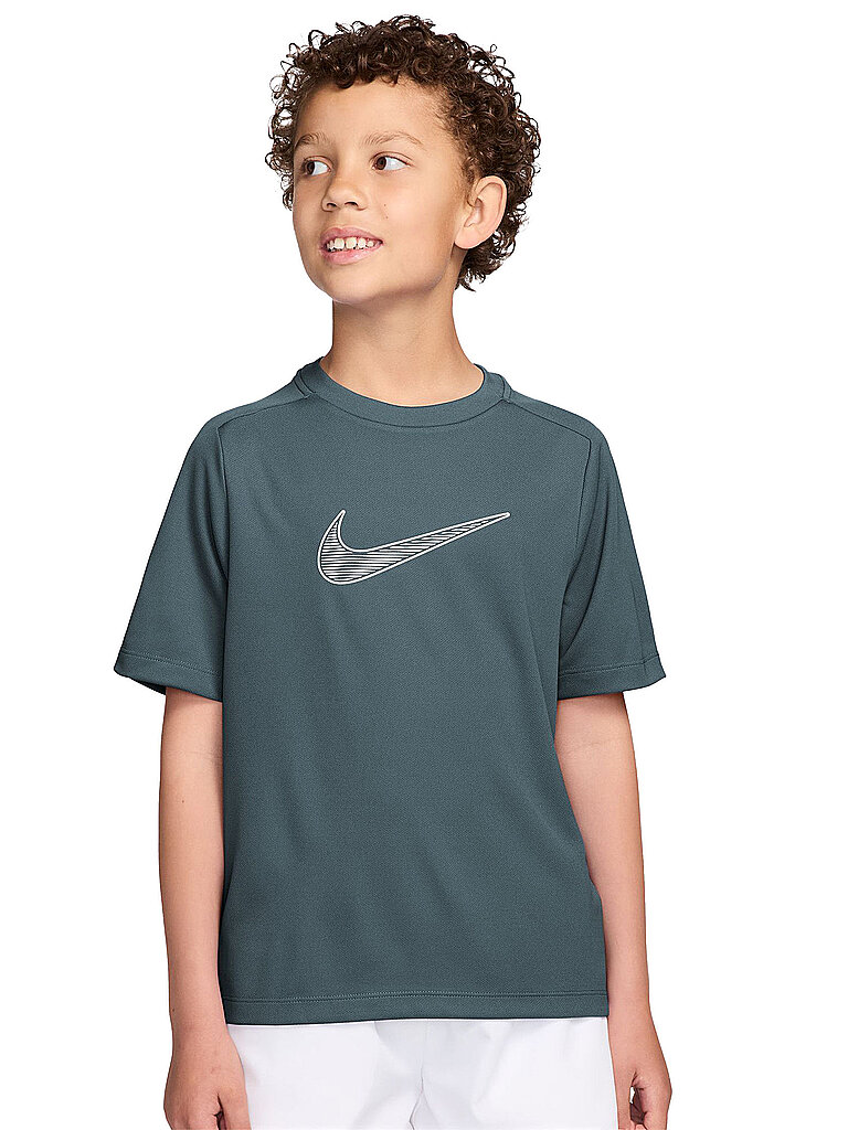 NIKE Jungen Fitnessshirt DF Multi dunkelblau | 158-170 — Bild 2