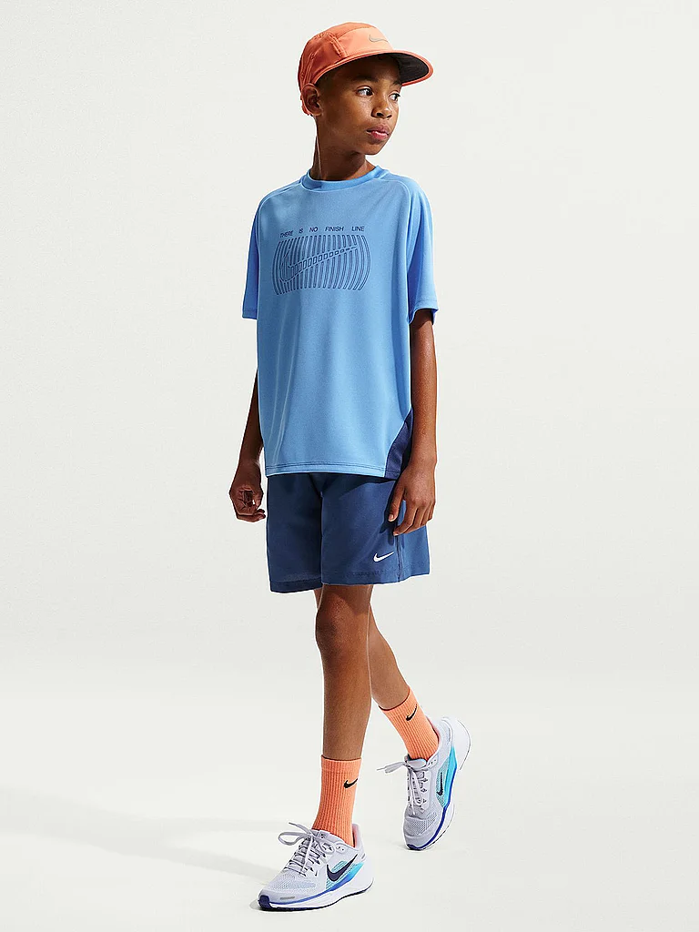NIKE Jungen Fitnessshorts Dri-FIT Multi+ blau | 158-170 — Bild 3