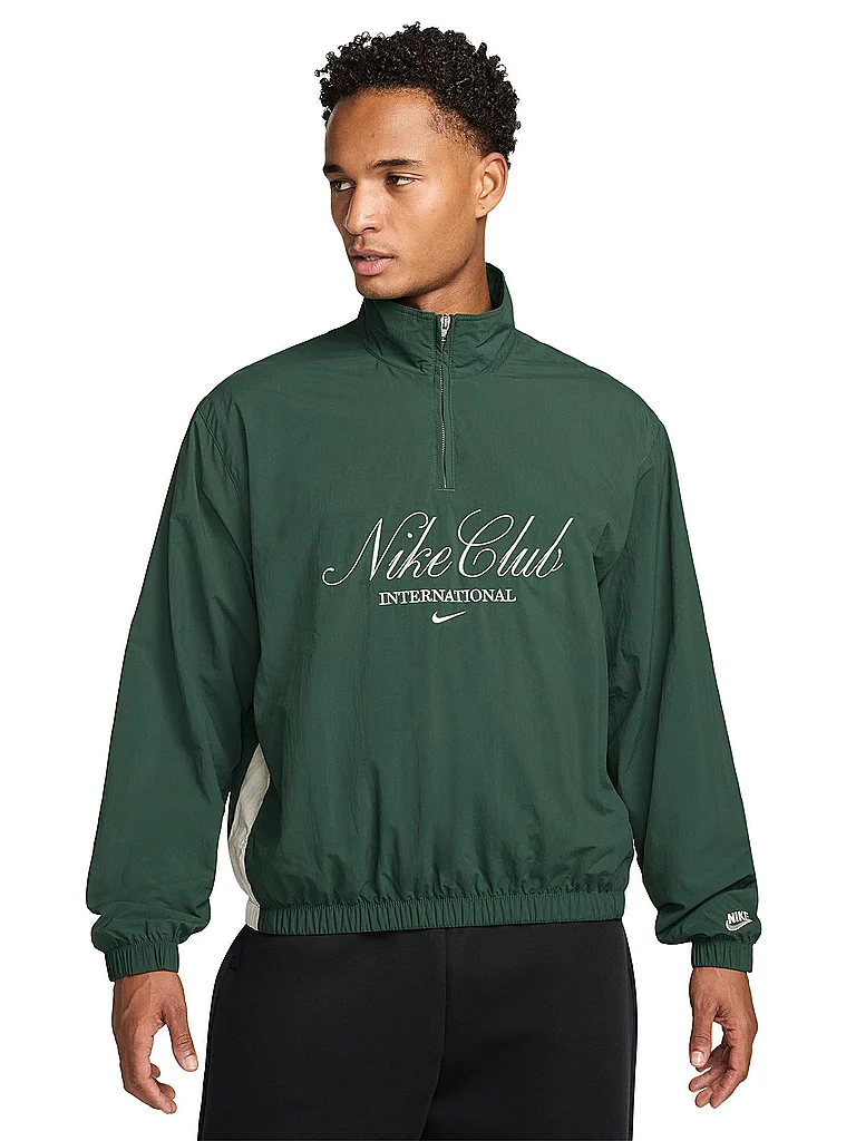 NIKE Herren Sweaer Sportswear Club dunkelgrün | S — Bild 3