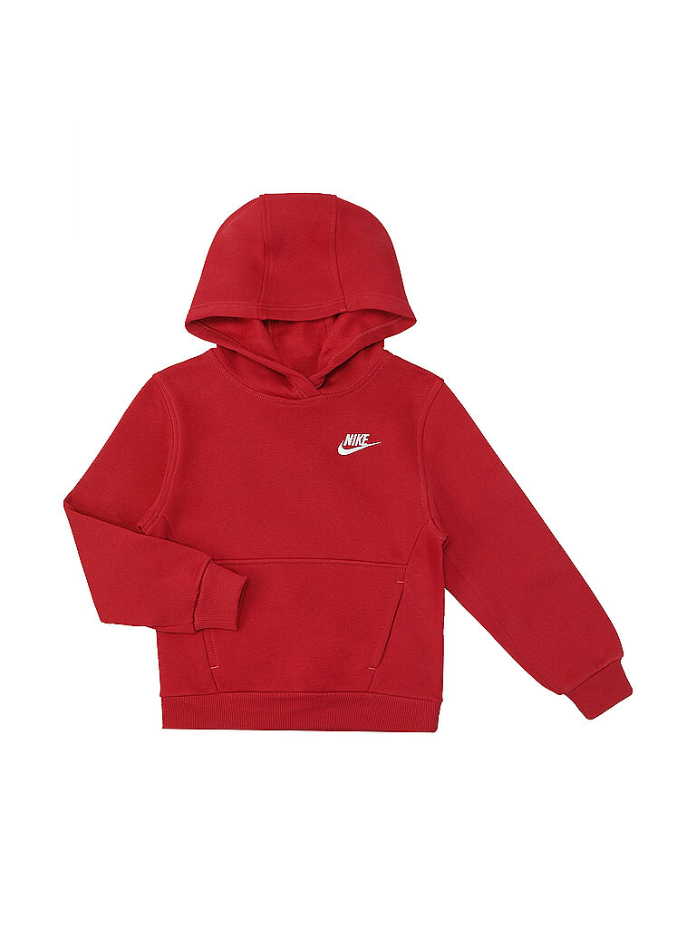 NIKE Jungen Hoodie Sportswear Club Fleece dunkelrot | 128-140