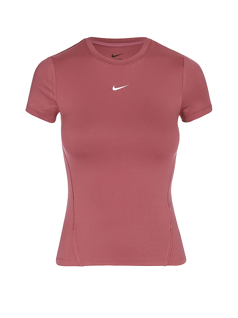NIKE Damen Fitnessshirt One FItted beere | XS