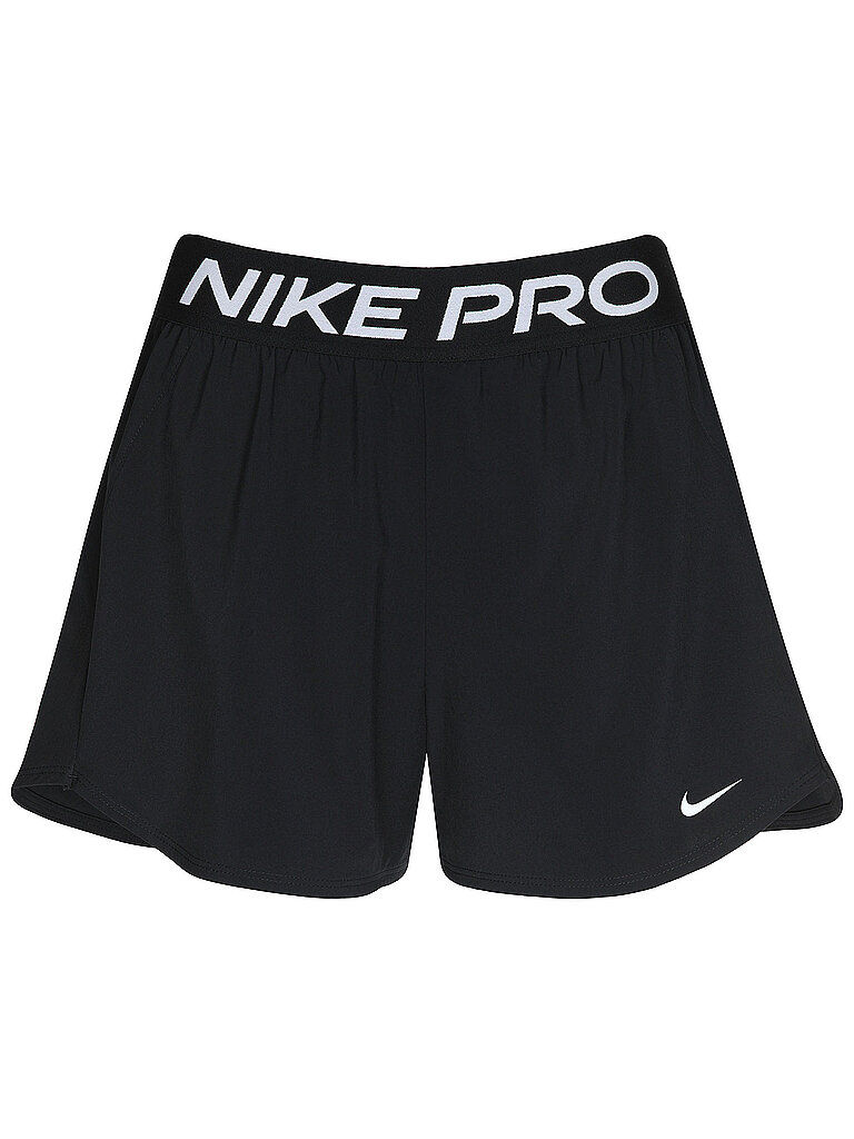 NIKE Damen Fitnessshorts Pro schwarz | XS