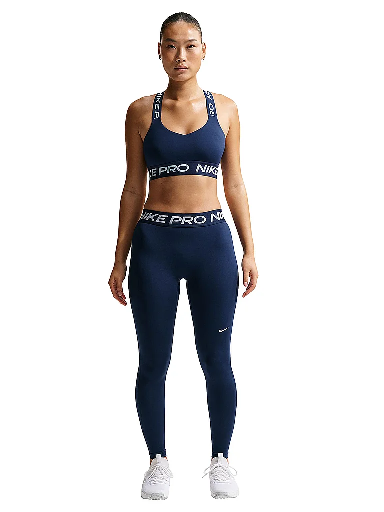 NIKE Damen Fitnesstight Pro dunkelblau | XL — Bild 3