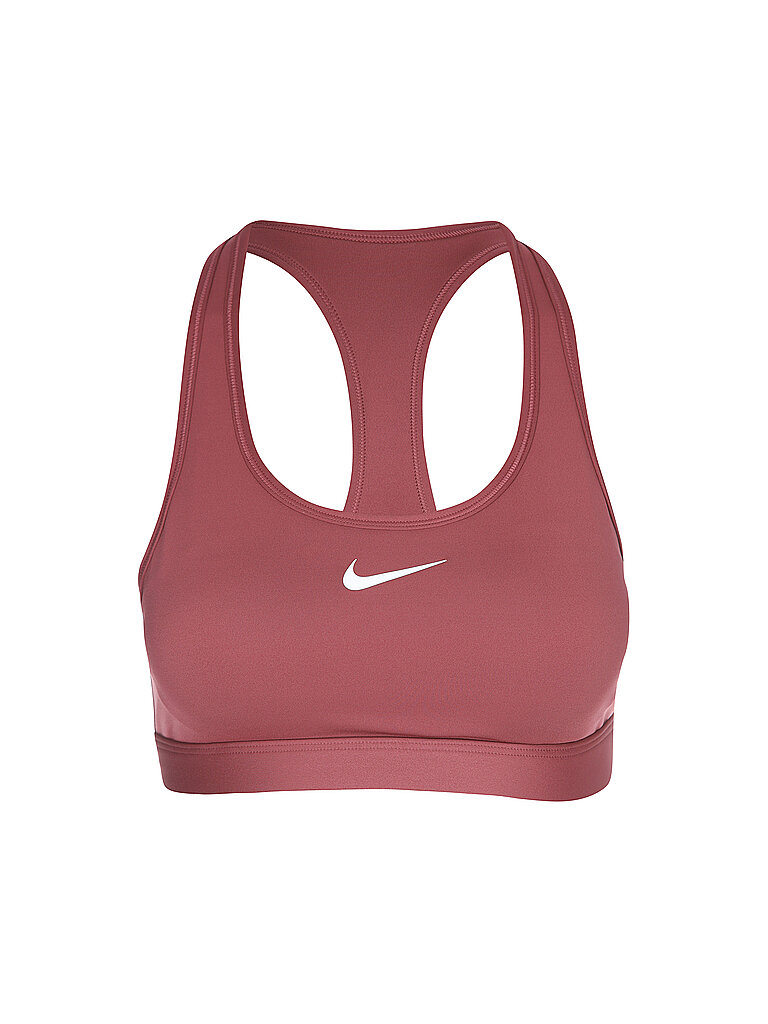 NIKE Damen Sport-BH Swoosh Medium Support beere | S