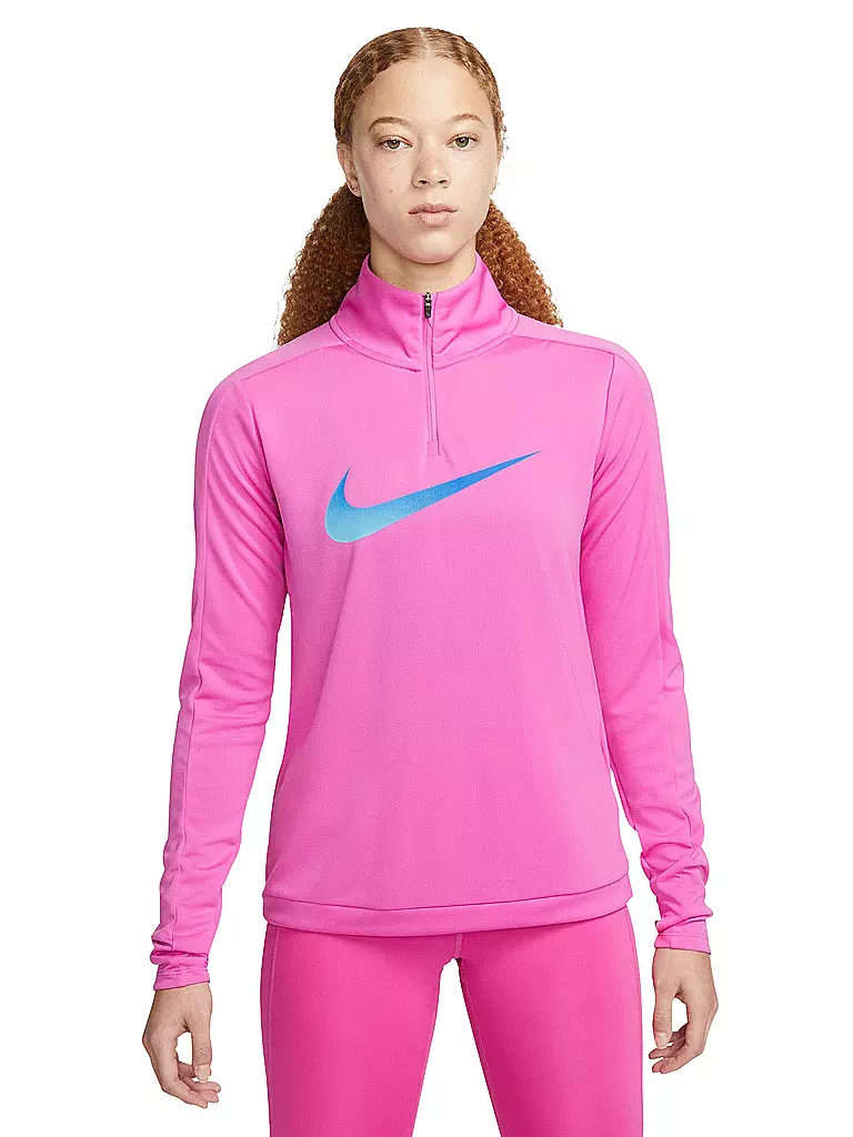 NIKE | Daman Laufshirt Dri-FIT Swoosh | pink