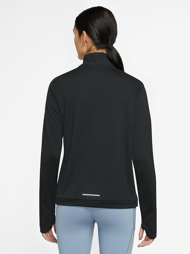 NIKE | Daman Laufshirt Dri-FIT Swoosh | schwarz