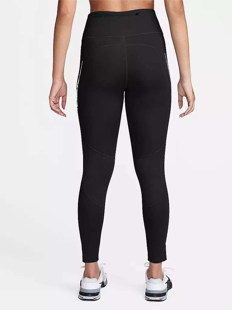 NIKE | Damen 7/8 Lauftight Swoosh Fast | schwarz