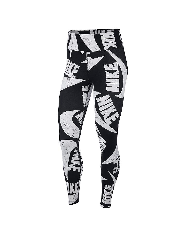 NIKE Damen FitnessLegging Nike Sportswear schwarz
