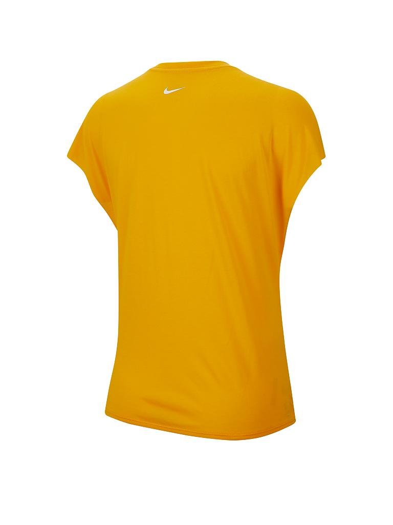 NIKE | Damen Fitness-Shirt Dri-FIT | gelb
