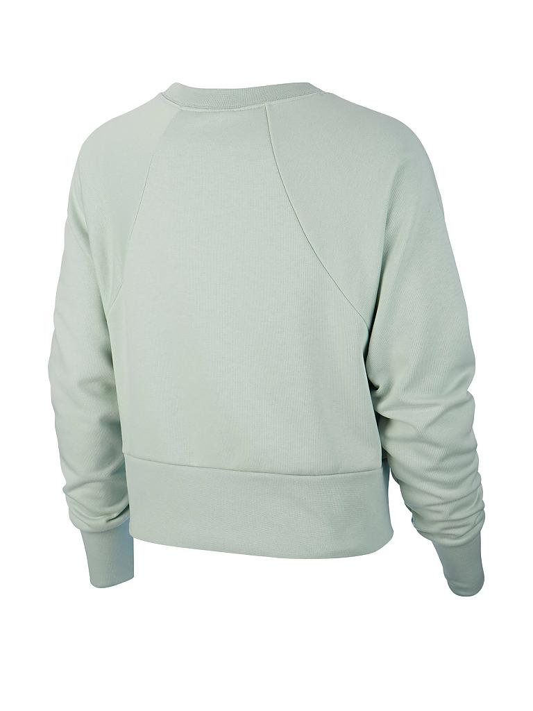 NIKE | Damen Fitness-Sweater Dri-FIT Get Fit Fleece | grün