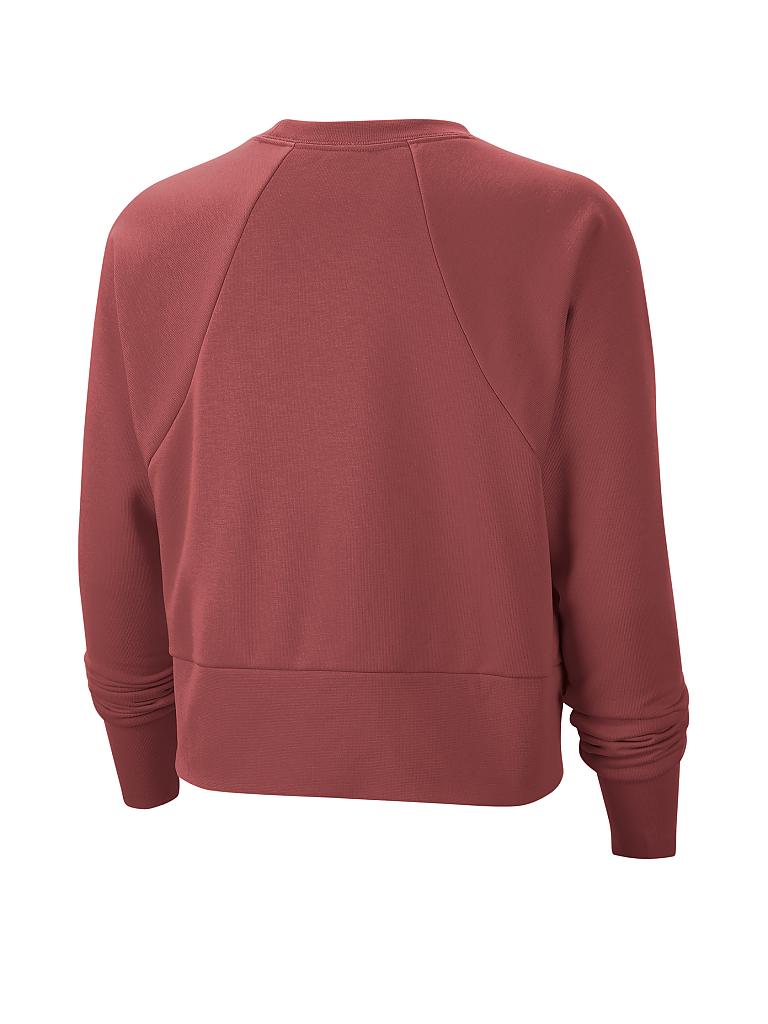 NIKE | Damen Fitness-Sweater Dri-FIT Get Fit Fleece | rot