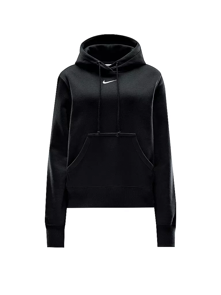 NIKE | Damen Fitnesshoodie Sportswear Phoenix Fleece | schwarz